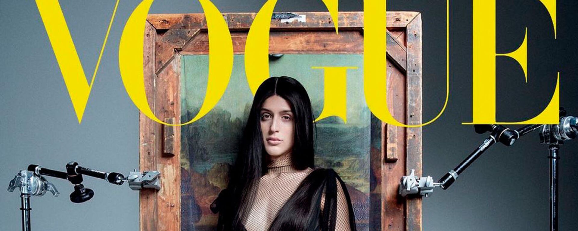 Trang bìa Vogue México y Latinoamérica với ảnh ca sĩ chuyển giới Alejandra Ghersi trong vai nàng Mona Lisa - Sputnik Việt Nam, 1920, 30.11.2021