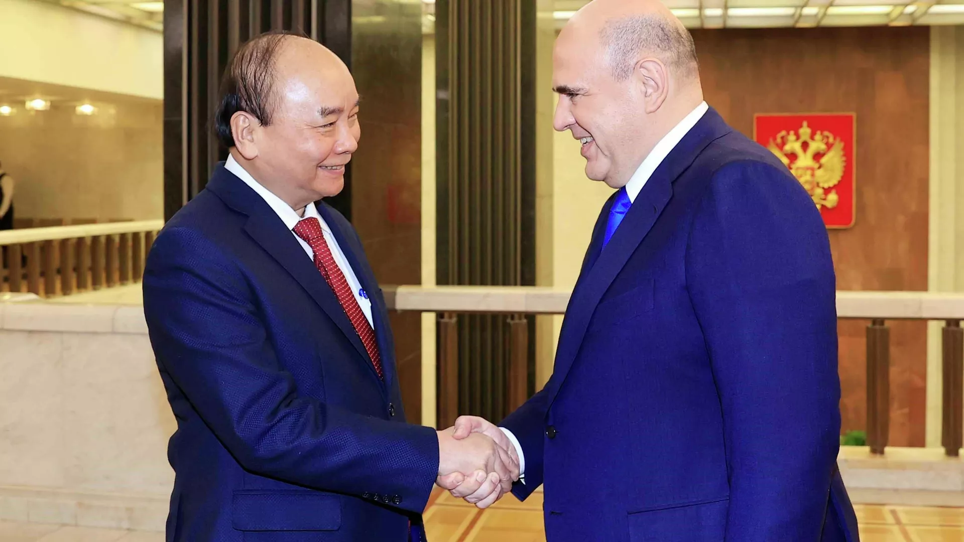 Chủ tịch nước Nguyễn Xuân Phúc hội kiến Thủ tướng Liên bang Nga M.V Mishustin Chủ tịch nước Nguyễn Xuân Phúc hội kiến Thủ tướng Liên bang Nga M.V Mishustin - Sputnik Việt Nam, 1920, 01.12.2021