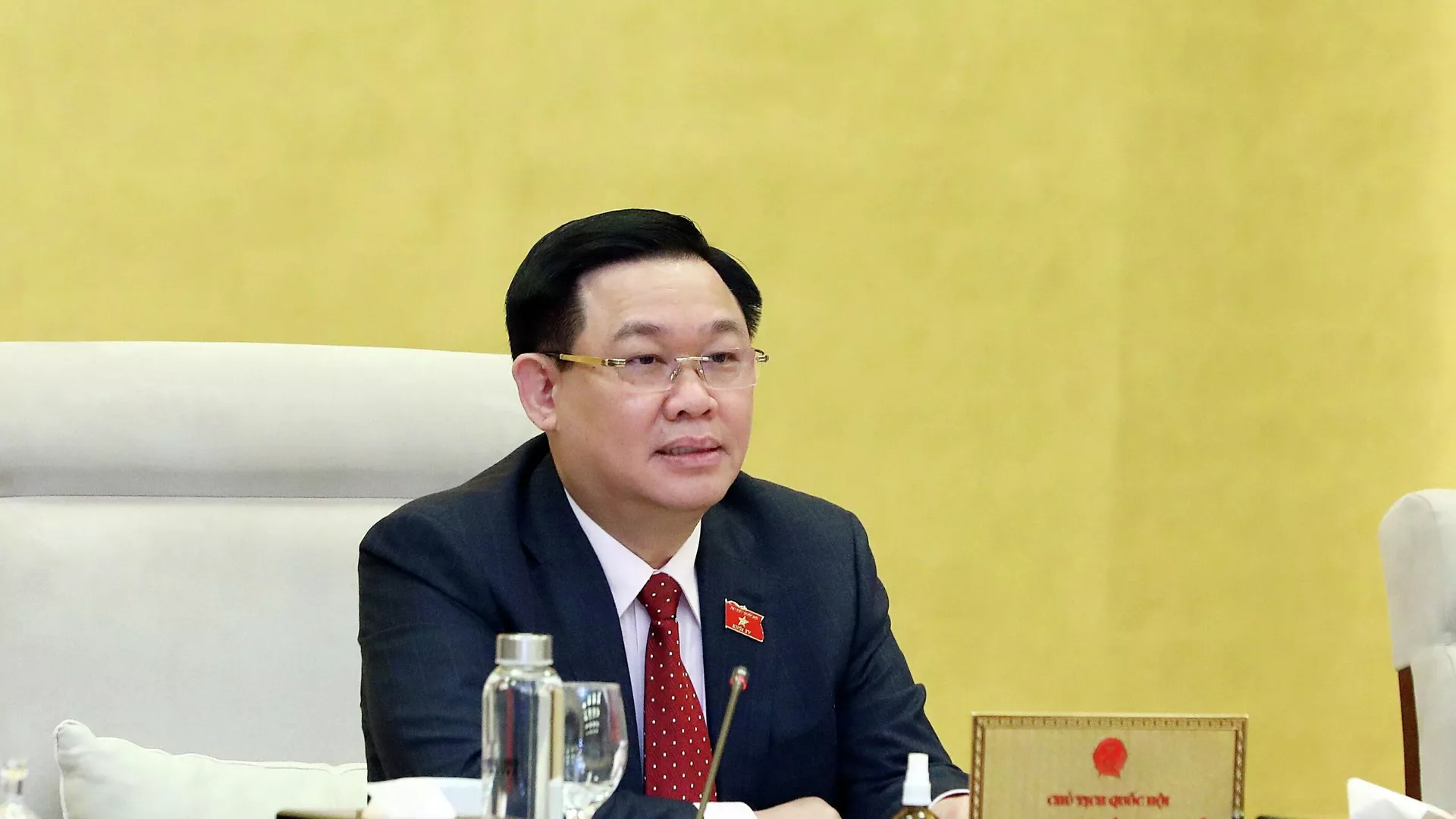 Chủ tịch Quốc hội Vương Đình Huệ phát biểu. Chủ tịch Quốc hội Vương Đình Huệ phát biểu. - Sputnik Việt Nam, 1920, 09.12.2021