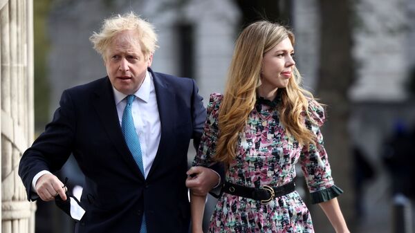 Boris Johnson và Carrie Symonds - Sputnik Việt Nam