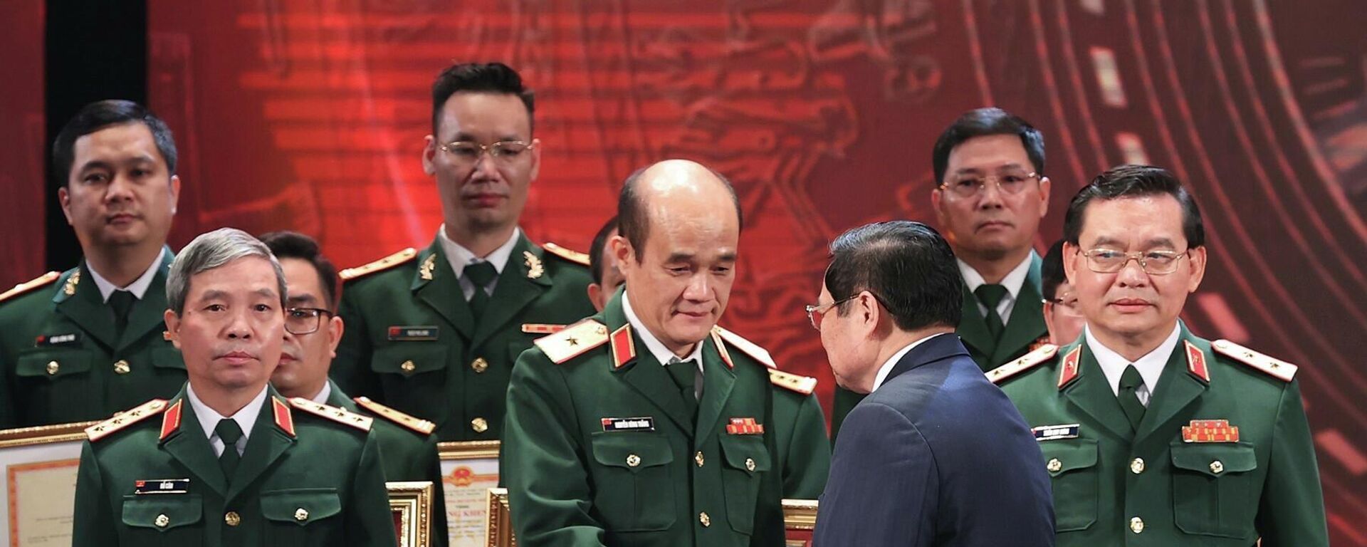 Thủ tướng Phạm Minh Chính dự chương trình giao lưu nghệ thuật “Nghĩa tình quân dân - Sputnik Việt Nam, 1920, 20.12.2021