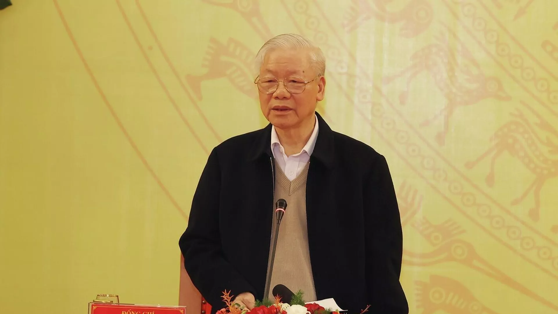 Tổng Bí thư Nguyễn Phú Trọng phát biểu chỉ đạo Hội nghị Tổng Bí thư Nguyễn Phú Trọng phát biểu chỉ đạo Hội nghị - Sputnik Việt Nam, 1920, 20.12.2021