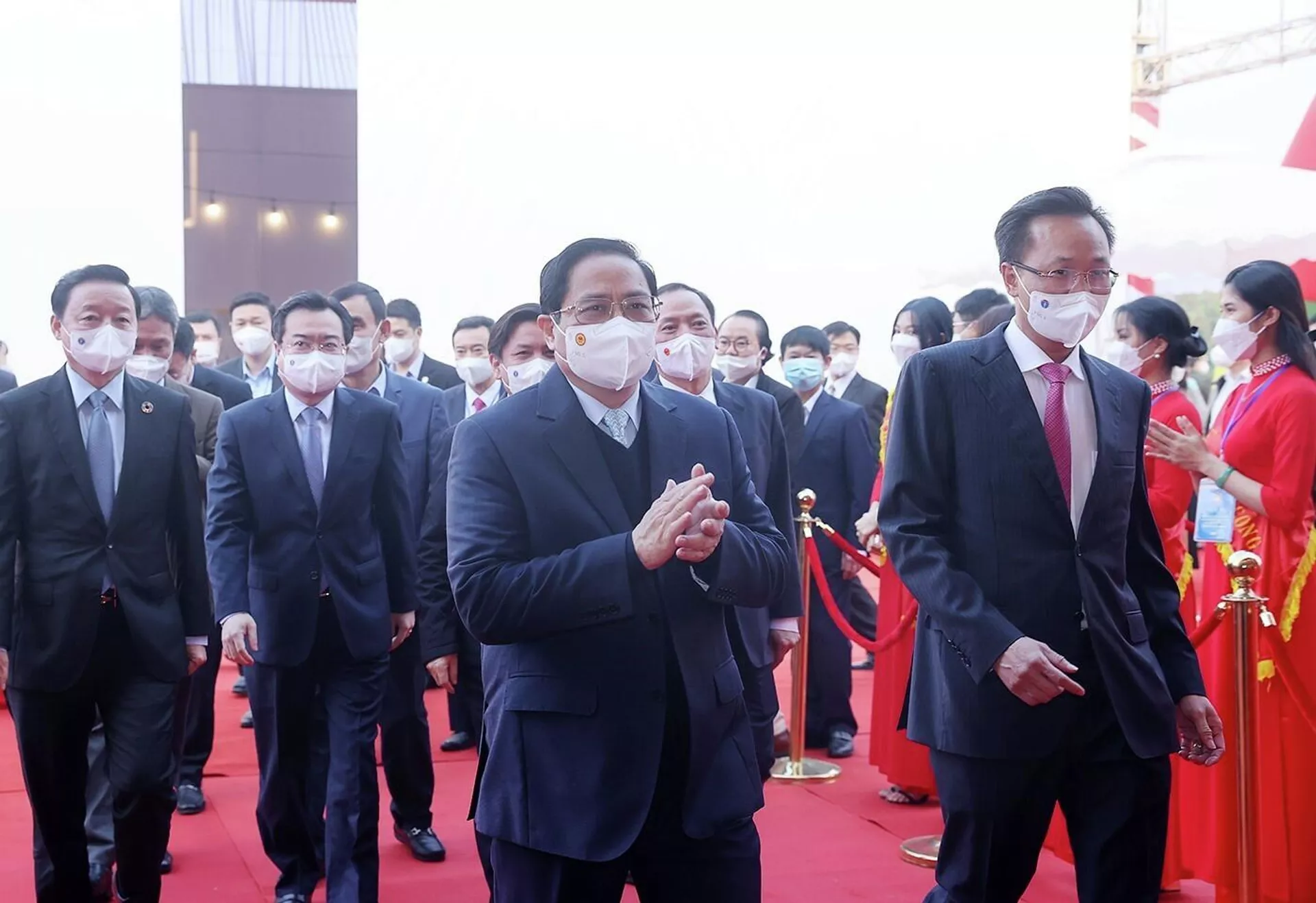Thủ tướng Phạm Minh Chính đến dự Lễ khởi công các dự án giao thông trọng điểm tại Hưng Yên Thủ tướng Phạm Minh Chính đến dự Lễ khởi công các dự án giao thông trọng điểm tại Hưng Yên - Sputnik Việt Nam, 1920, 23.12.2021