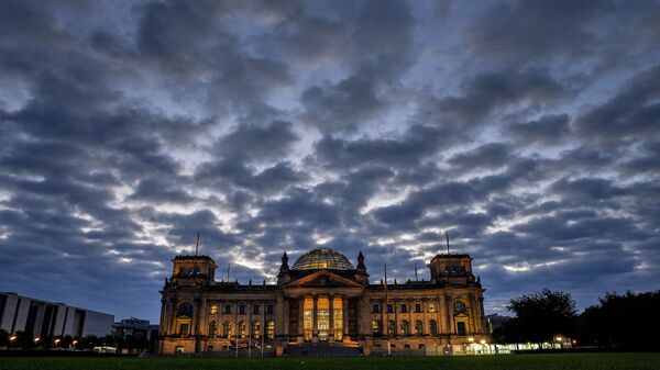 Bầu trời buổi tối trên Bundestag, Berlin - Sputnik Việt Nam