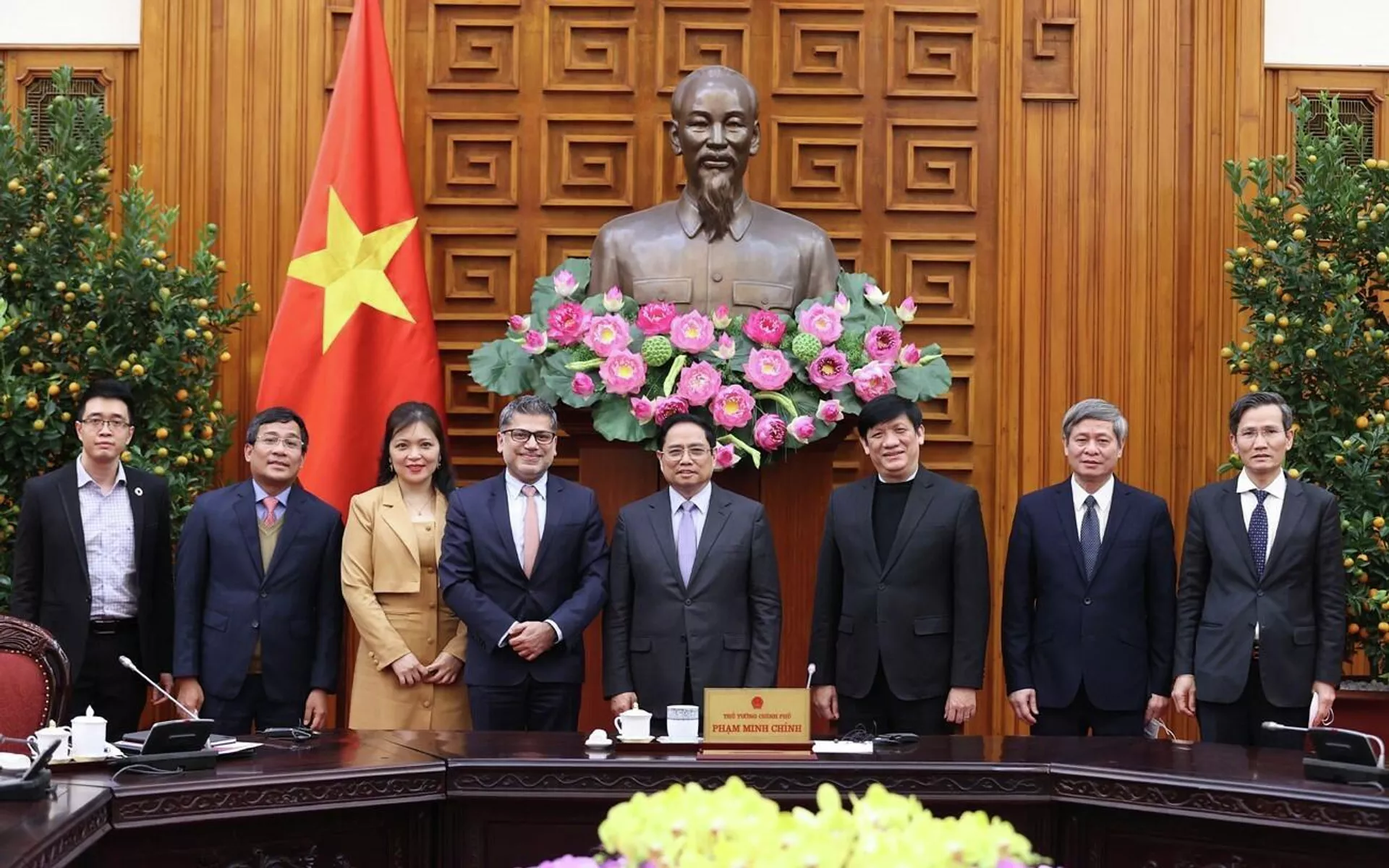 Thủ tướng Phạm Minh Chính tiếp ông Nitin Kapoor, Chủ tịch kiêm Tổng Giám đốc AstraZeneca Việt Nam Thủ tướng Phạm Minh Chính tiếp ông Nitin Kapoor, Chủ tịch kiêm Tổng Giám đốc AstraZeneca Việt Nam - Sputnik Việt Nam, 1920, 20.01.2022