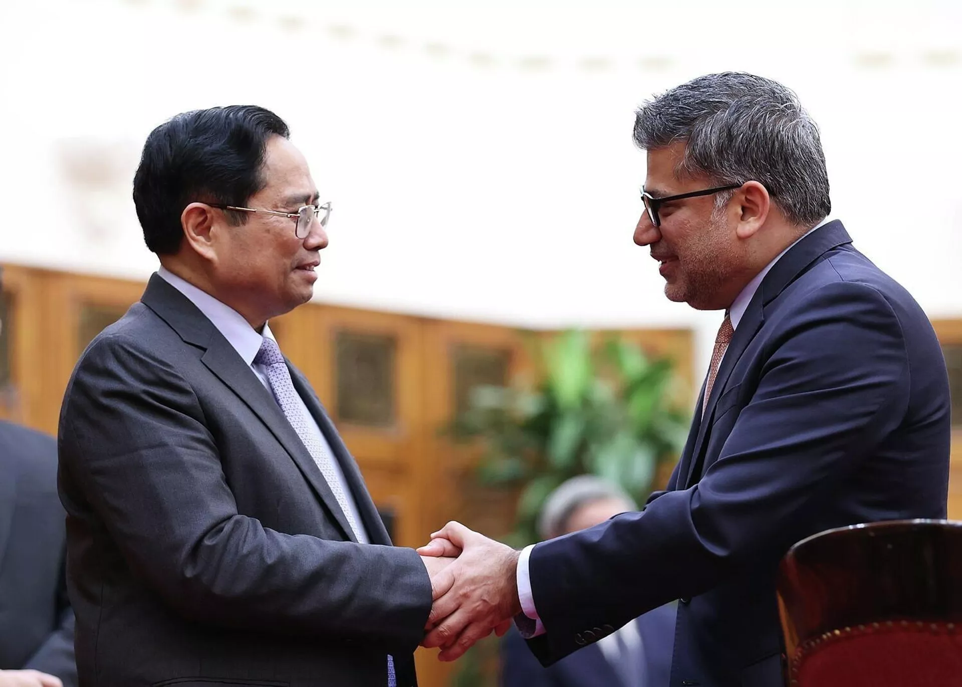Thủ tướng Phạm Minh Chính tiếp ông Nitin Kapoor, Chủ tịch kiêm Tổng Giám đốc AstraZeneca Việt Nam Thủ tướng Phạm Minh Chính tiếp ông Nitin Kapoor, Chủ tịch kiêm Tổng Giám đốc AstraZeneca Việt Nam - Sputnik Việt Nam, 1920, 20.01.2022