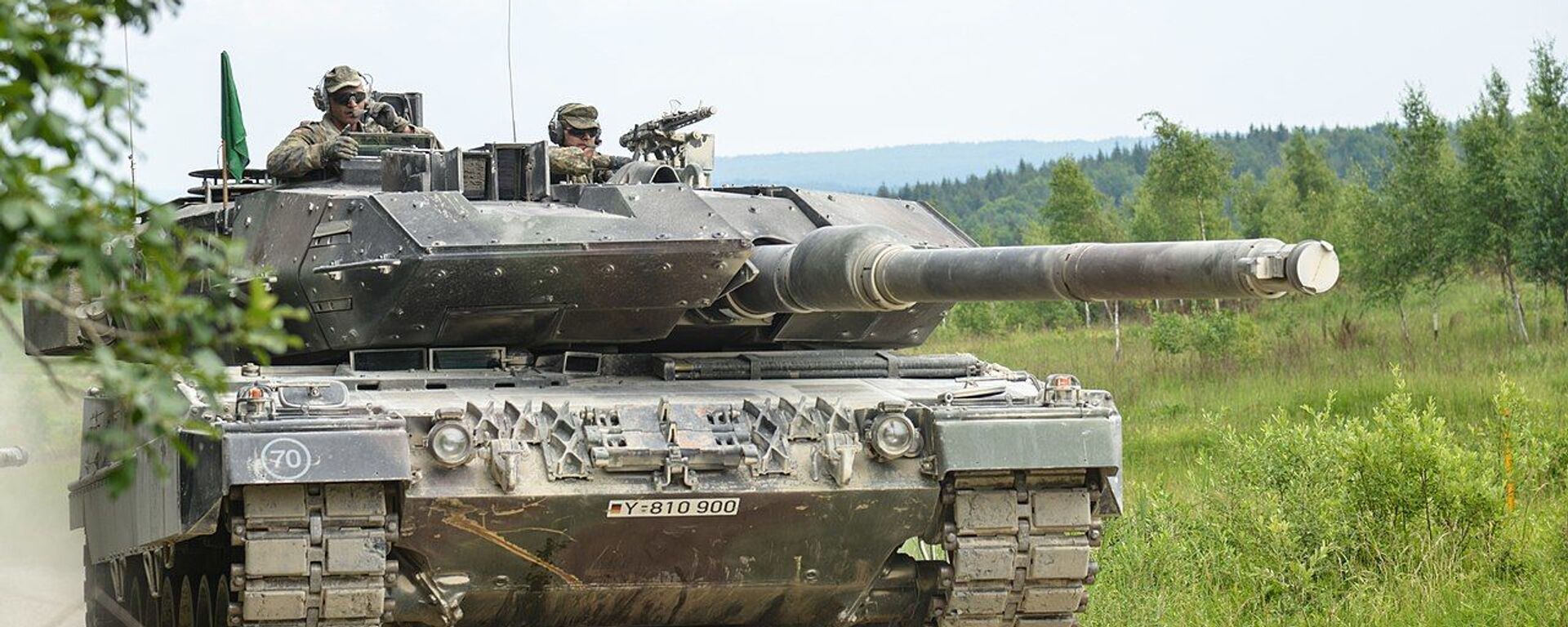 Leopard 2A6 của Sư đoàn tăng số 1 Đức trong cuộc thi  Strong Europe Tank Challenge, ngày 7 tháng 6 năm 2018 - Sputnik Việt Nam, 1920, 28.09.2022