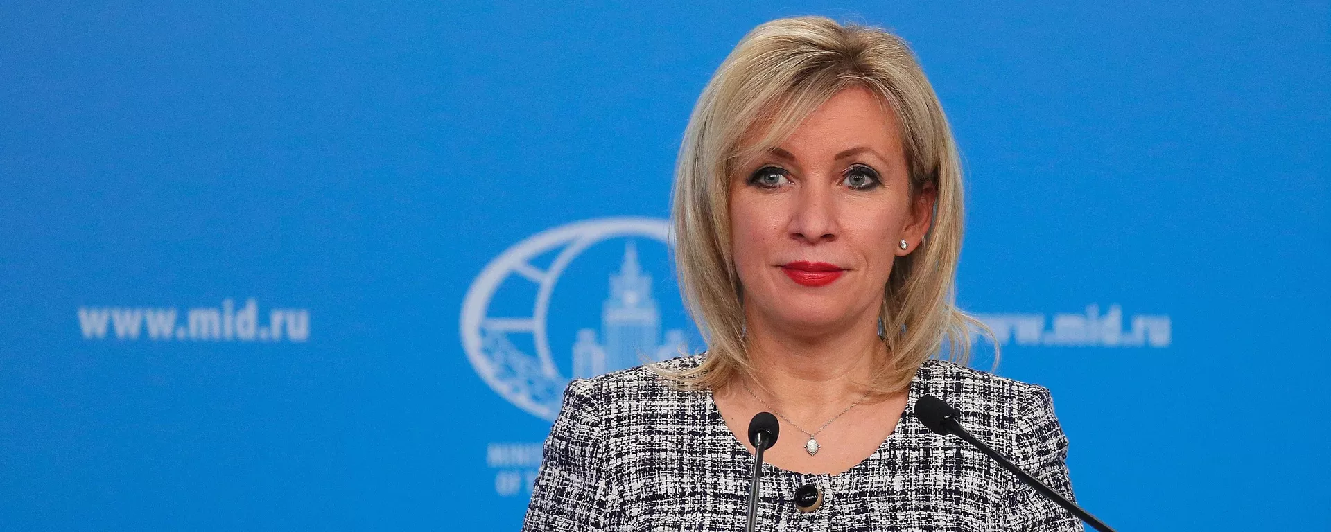Đại diện chính thức của Bộ Ngoại giao Nga M. Zakharova - Sputnik Việt Nam, 1920, 14.03.2022