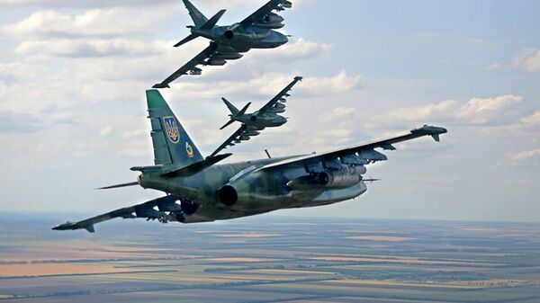 Máy bay cường kích Su-25 của Ukraina - Sputnik Việt Nam