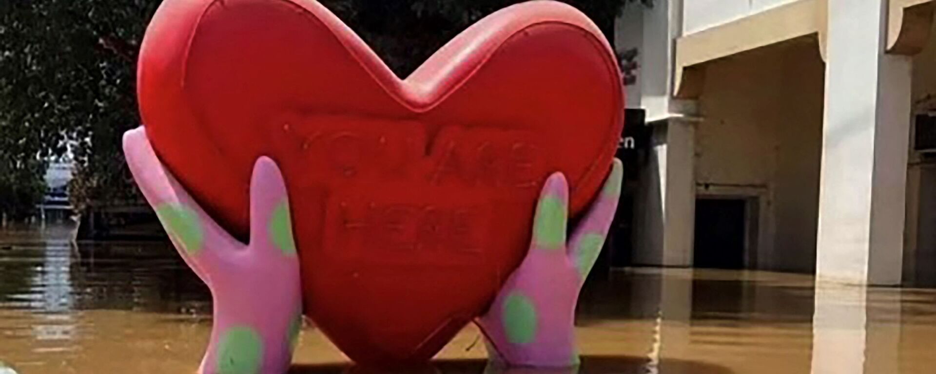 Tượng chìm một phần ở thành phố Lismore, Úc - Sputnik Việt Nam, 1920, 03.03.2022