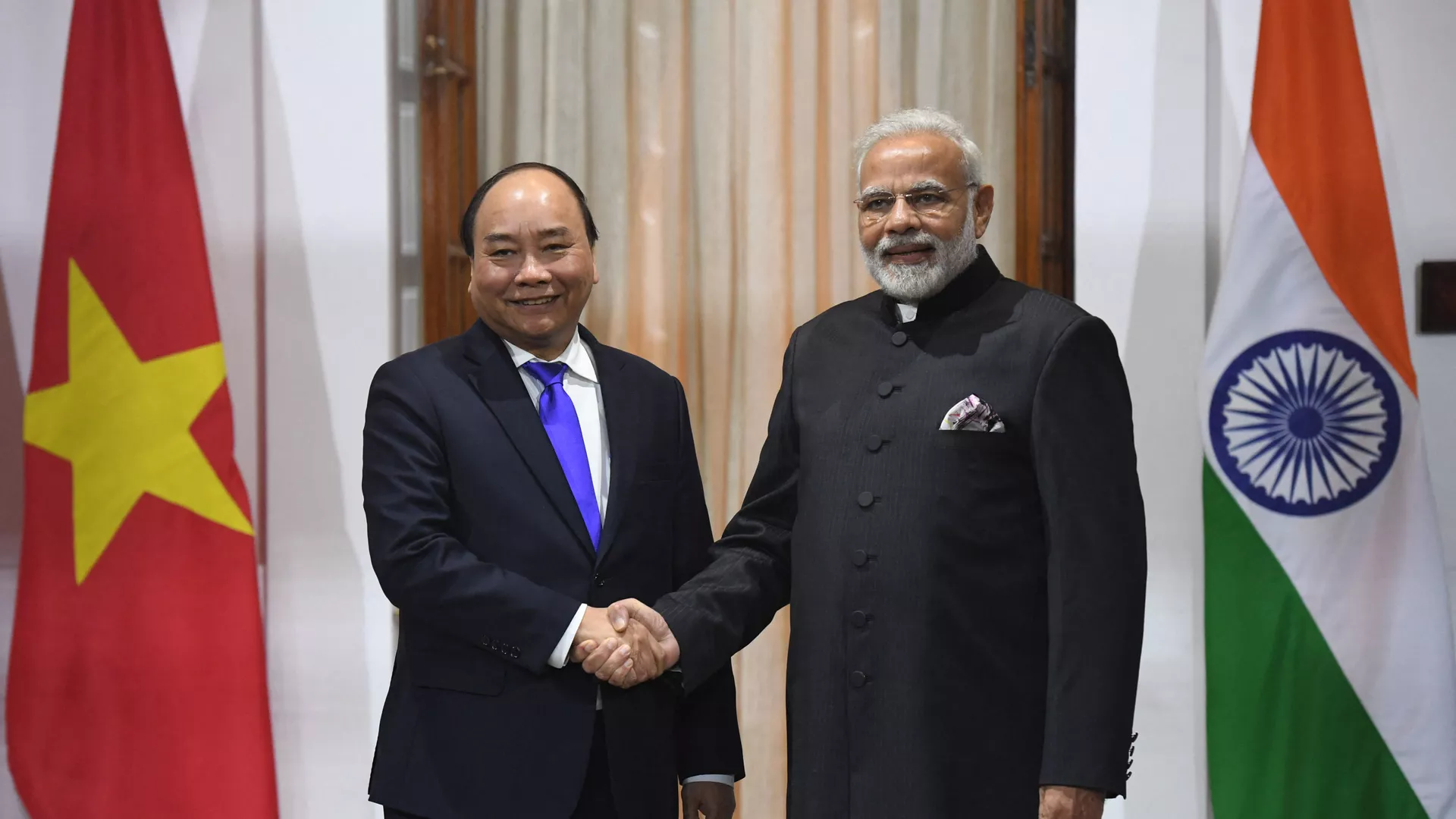 Thủ tướng Ấn Độ Narendra Modi và Chủ tịch nước Nguyễn Xuân Phúc