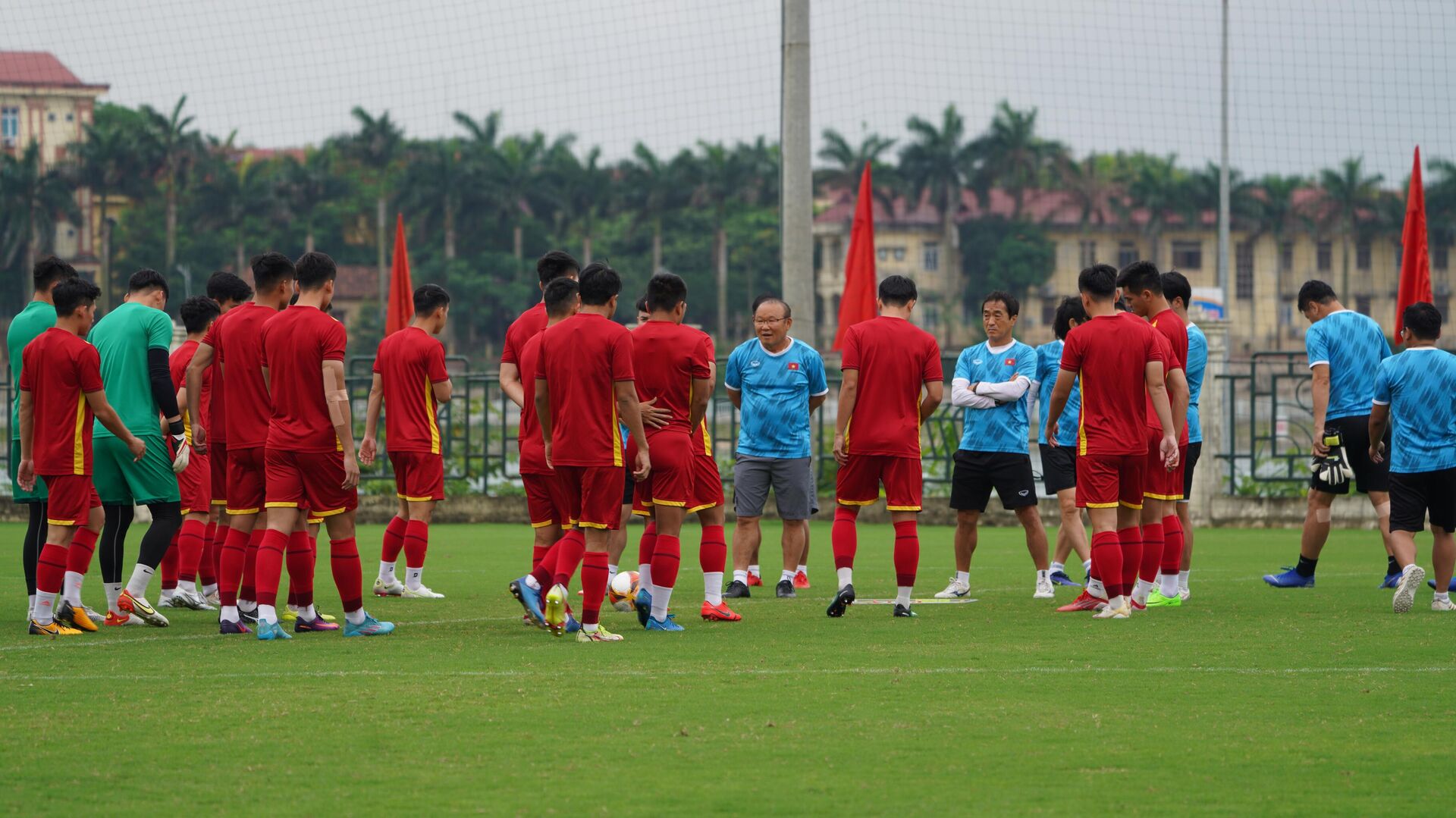 Buổi tập của đội tuyển U23 Việt Nam  - Sputnik Việt Nam, 1920, 18.05.2022