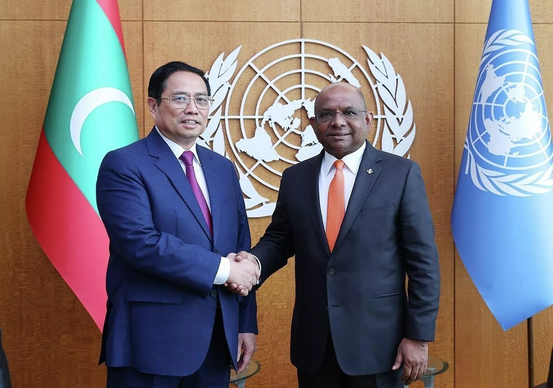 Thủ tướng Phạm Minh Chính gặp Chủ tịch Đại hội đồng Liên hợp quốc Abdulla Shahid
Thủ tướng Phạm Minh Chính gặp Chủ tịch Đại hội đồng Liên hợp quốc Abdulla Shahid
- Sputnik Việt Nam, 1920, 17.05.2022