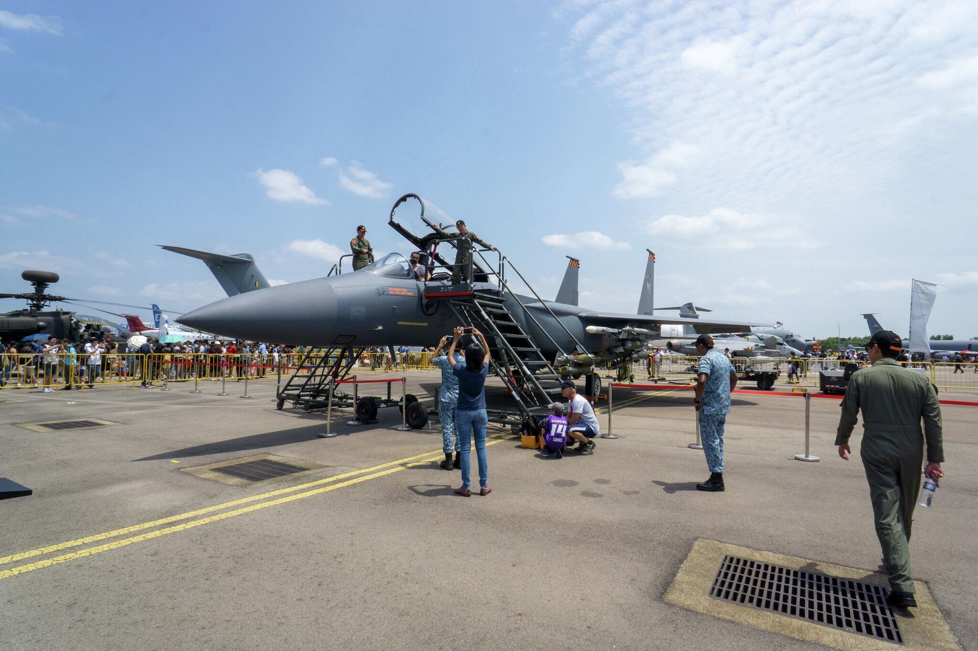 Máy bay chiến đấu F-15SG Lực lượng vũ trang Singapore - Sputnik Việt Nam, 1920, 24.05.2022