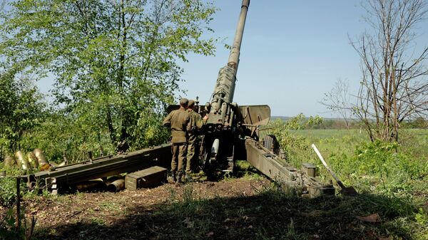 Pháo binh của DNR - Sputnik Việt Nam