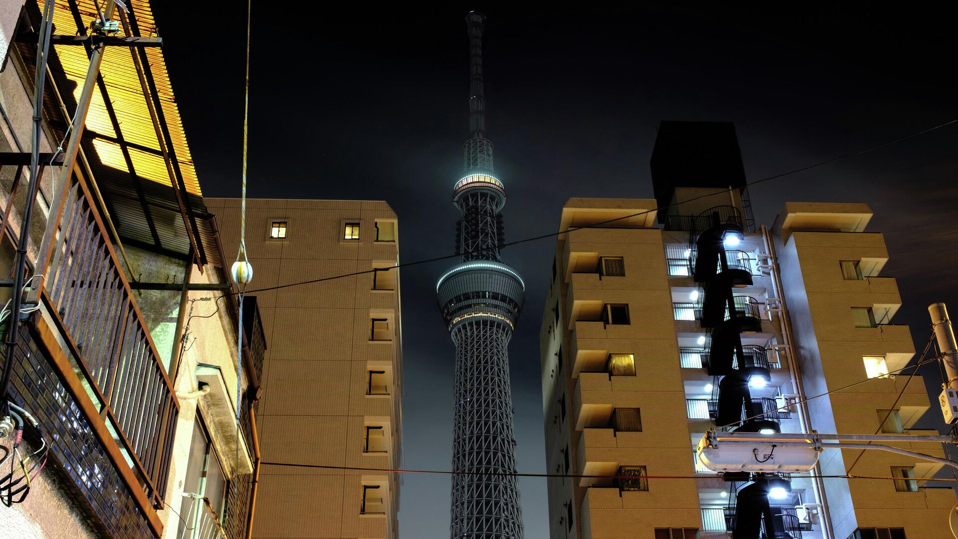 Các tòa nhà dân cư gần tháp truyền hình Tokyo Skytree - Sputnik Việt Nam, 1920, 06.06.2022