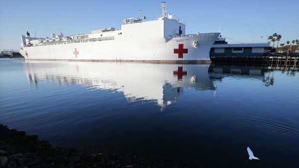 USNS Mercy tại cảng Los Angeles - Sputnik Việt Nam