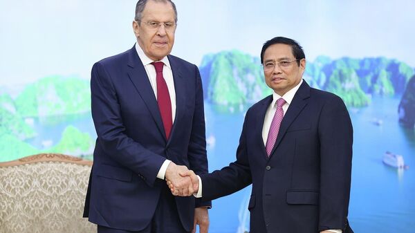 Thủ tướng Phạm Minh Chính tiếp Bộ trưởng Ngoại giao Nga Sergey Lavrov - Sputnik Việt Nam