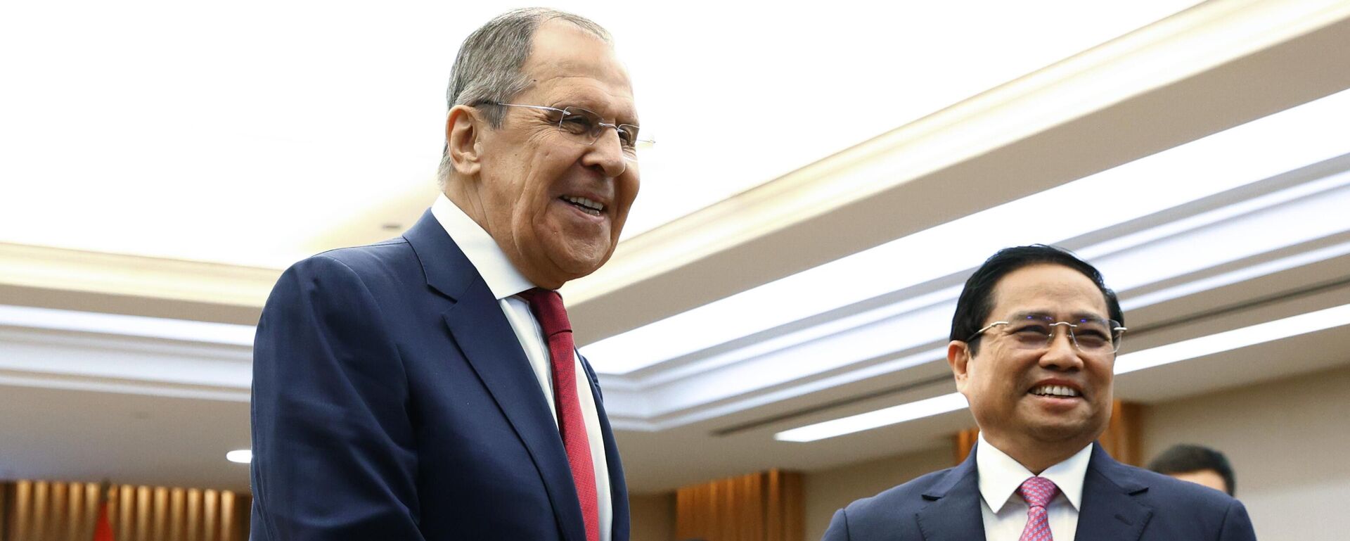 Thủ tướng Phạm Minh Chính tiếp Bộ trưởng Ngoại giao Nga Sergey Lavrov - Sputnik Việt Nam, 1920, 07.07.2025