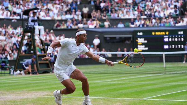 Tay vợt người Tây Ban Nha Rafael Nadal tại Wimbledon 2022 - Sputnik Việt Nam