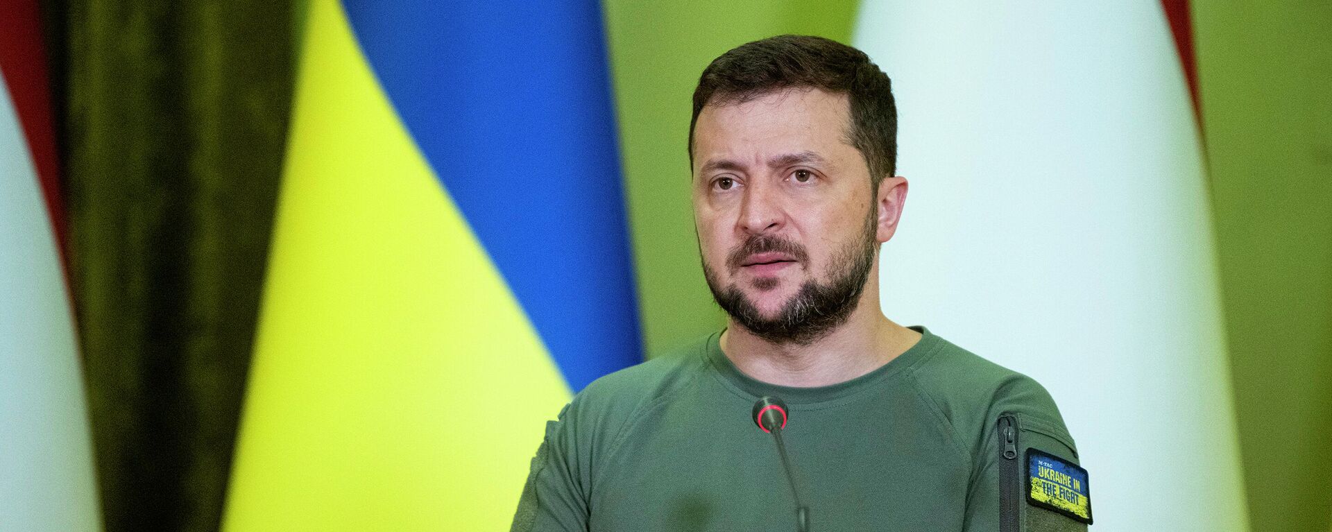 Tổng thống Ukraina Vladimir Zelensky trong cuộc họp báo ở Kiev - Sputnik Việt Nam, 1920, 31.05.2023