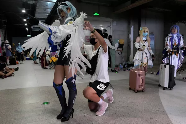 Cosplayer tại Hội chợ Anime Bắc Kinh. Cosplayer tại Hội chợ Anime Bắc Kinh. - Sputnik Việt Nam