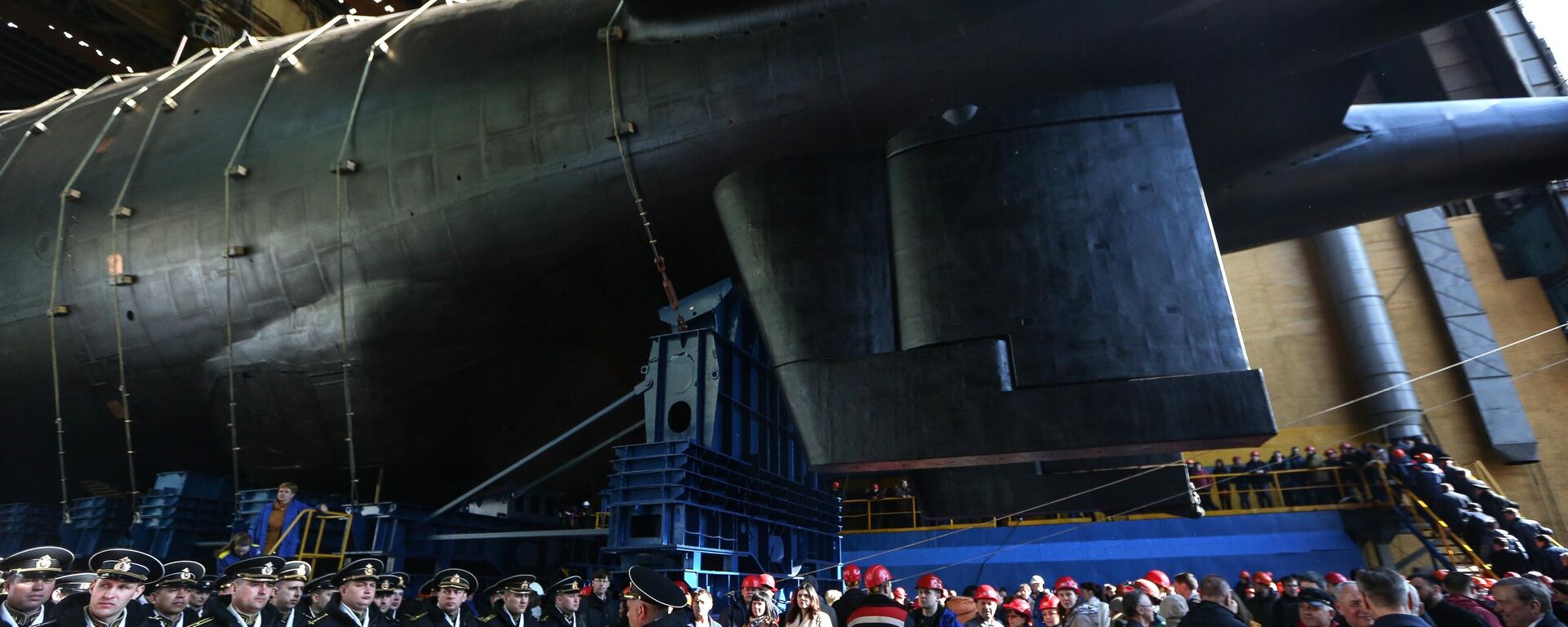 Hạ thủy tàu ngầm hạt nhân Belgorod ở vùng Arkhangelsk - Sputnik Việt Nam, 1920, 14.06.2025