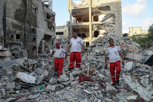 Sự tàn phá sau những đòn tấn công của Israel vào Dải Gaza. - Sputnik Việt Nam