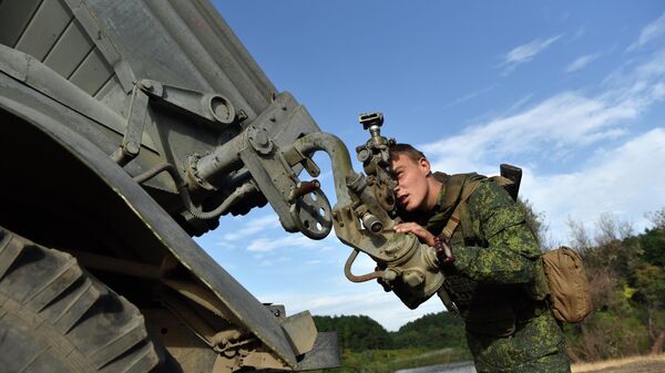 Công việc của các tổ lái hệ thống tên lửa phóng nhiều lần (MLRS) Grad trong một chiến dịch đặc biệt ở Ukraina theo hướng Avdeevka. - Sputnik Việt Nam