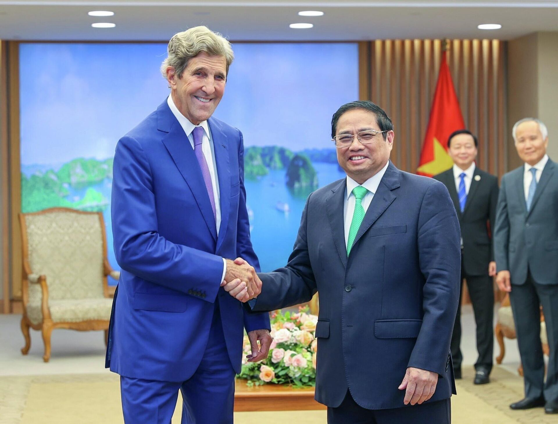 Thủ tướng Phạm Minh Chính tiếp ông John Kerry, Đặc phái viên của Tổng thống Mỹ về biến đổi khí hậu - Sputnik Việt Nam, 1920, 07.09.2022