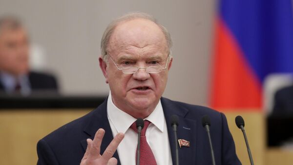 Người đứng đầu phe đảng Cộng sản Nga Gennady Zyuganov - Sputnik Việt Nam