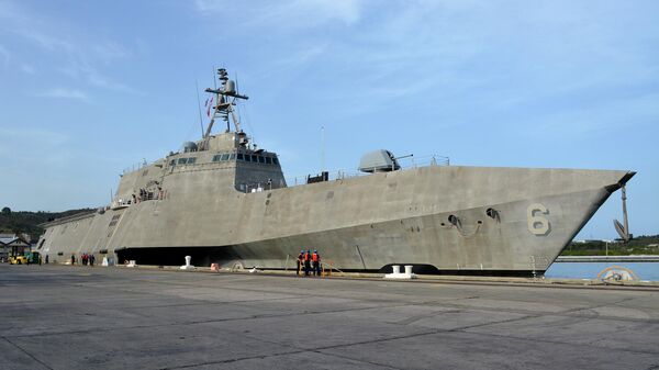 Tàu Chiến đấu Littoral của Hải quân Hoa Kỳ USS Jackson (LCS-6) - Sputnik Việt Nam