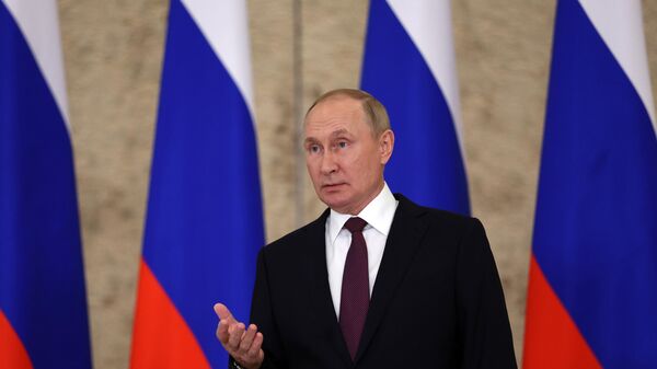 Tổng thống Nga Vladimir Putin tham dự hội nghị thượng đỉnh SCO - Sputnik Việt Nam