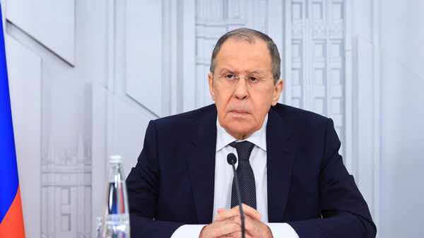 Cuộc họp báo của Bộ trưởng Ngoại giao Nga S. Lavrov - Sputnik Việt Nam