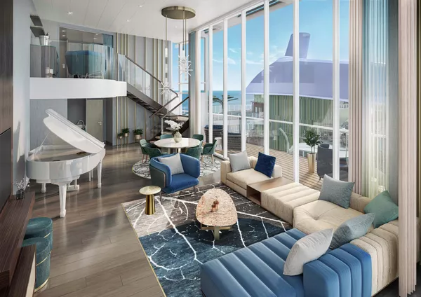 Phòng Lux hoàng gia hai tầng trên con tàu du lịch lớn nhất thế giới Icon of the Seas của hãng Royal Caribbean International Phòng Lux hoàng gia hai tầng trên con tàu du lịch lớn nhất thế giới Icon of the Seas của hãng Royal Caribbean International - Sputnik Việt Nam