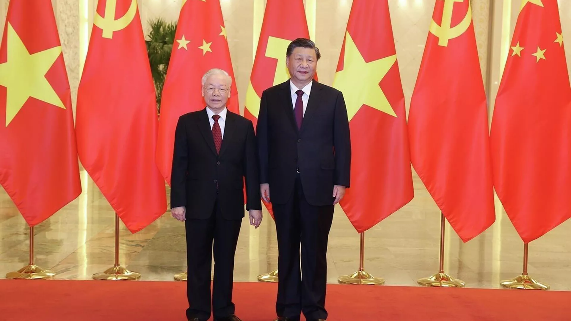 Lễ đón Tổng Bí thư Nguyễn Phú Trọng thăm chính thức Cộng hòa Nhân dân Trung Hoa