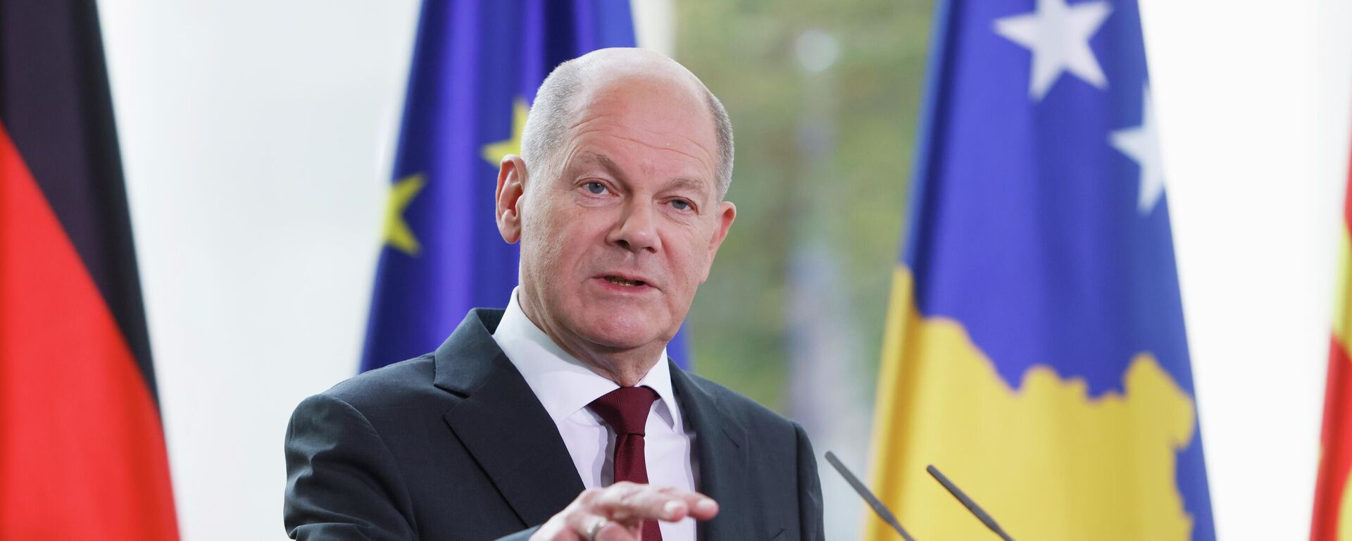 Thủ tướng Đức Olaf Scholz tại Đại lễ đường Hội đồng Nhân dân ở Bắc Kinh - Sputnik Việt Nam, 1920, 17.12.2022