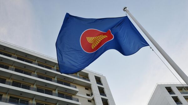 Cờ của Hiệp hội các quốc gia Đông Nam Á (ASEAN) - Sputnik Việt Nam