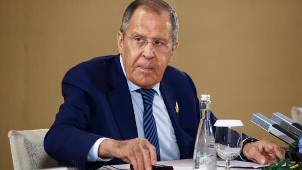 Ngoại trưởng Nga Sergei Lavrov tại Hội nghị thượng đỉnh G20 ở Bali - Sputnik Việt Nam