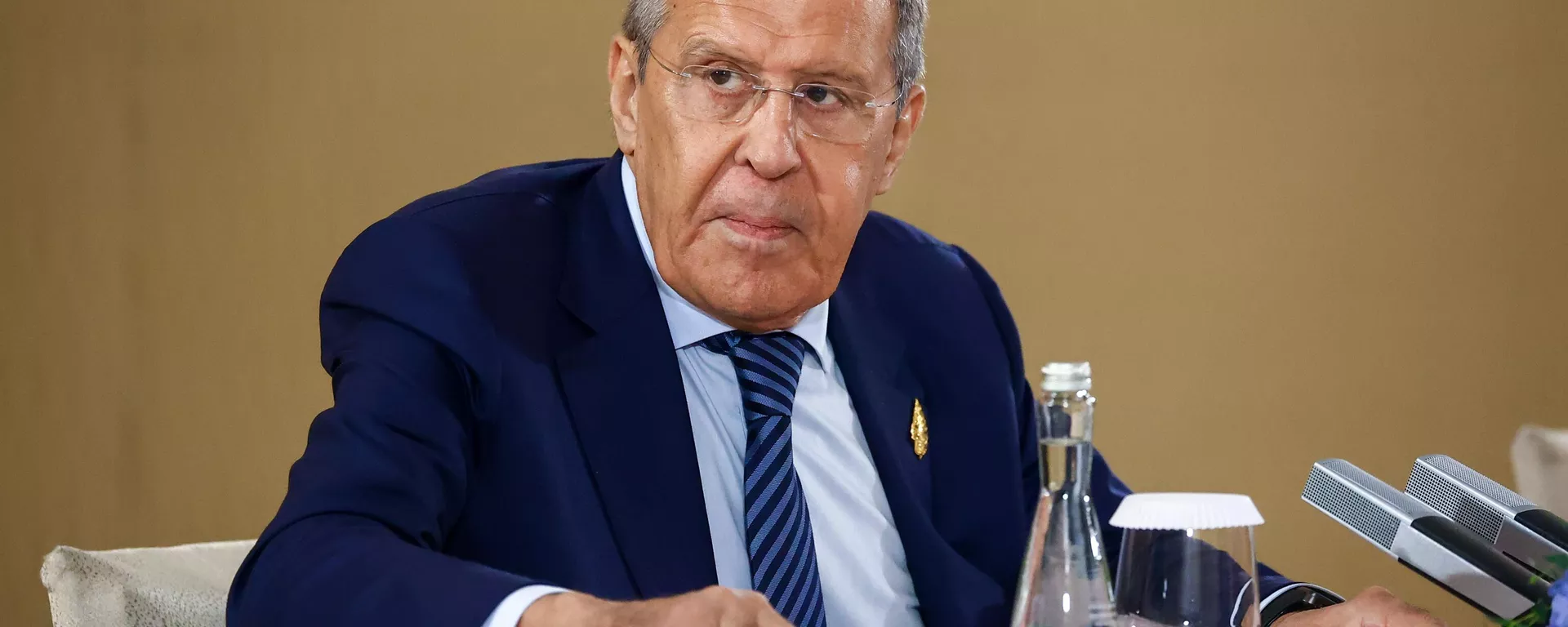 Ngoại trưởng Nga Sergei Lavrov tại Hội nghị thượng đỉnh G20 ở Bali Ngoại trưởng Nga Sergei Lavrov tại Hội nghị thượng đỉnh G20 ở Bali - Sputnik Việt Nam, 1920, 15.11.2022