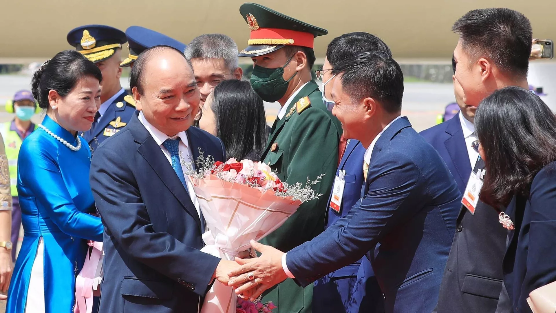 Chủ tịch nước Nguyễn Xuân Phúc bắt đầu chuyến thăm chính thức Vương quốc Thái Lan 