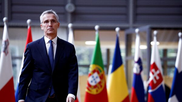 Tổng thư ký NATO Jens Stoltenberg tại Brussels - Sputnik Việt Nam