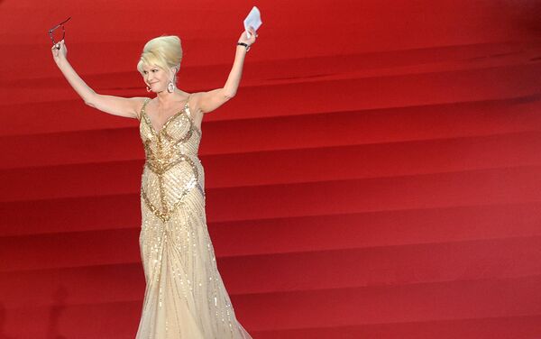 Bà Ivana Trump từ Hoa Kỳ trên sân khấu trong Life Ball lần thứ 17 ở Vienna, năm 2009 - Sputnik Việt Nam