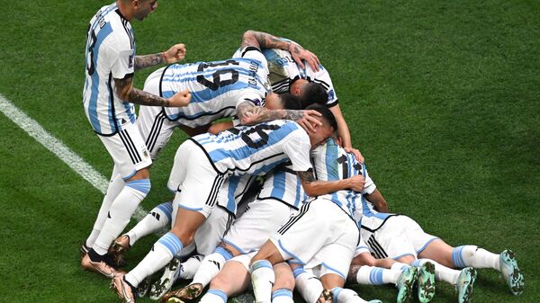 Bóng đá. World Cup 2022. Trận Argentina-Pháp  - Sputnik Việt Nam