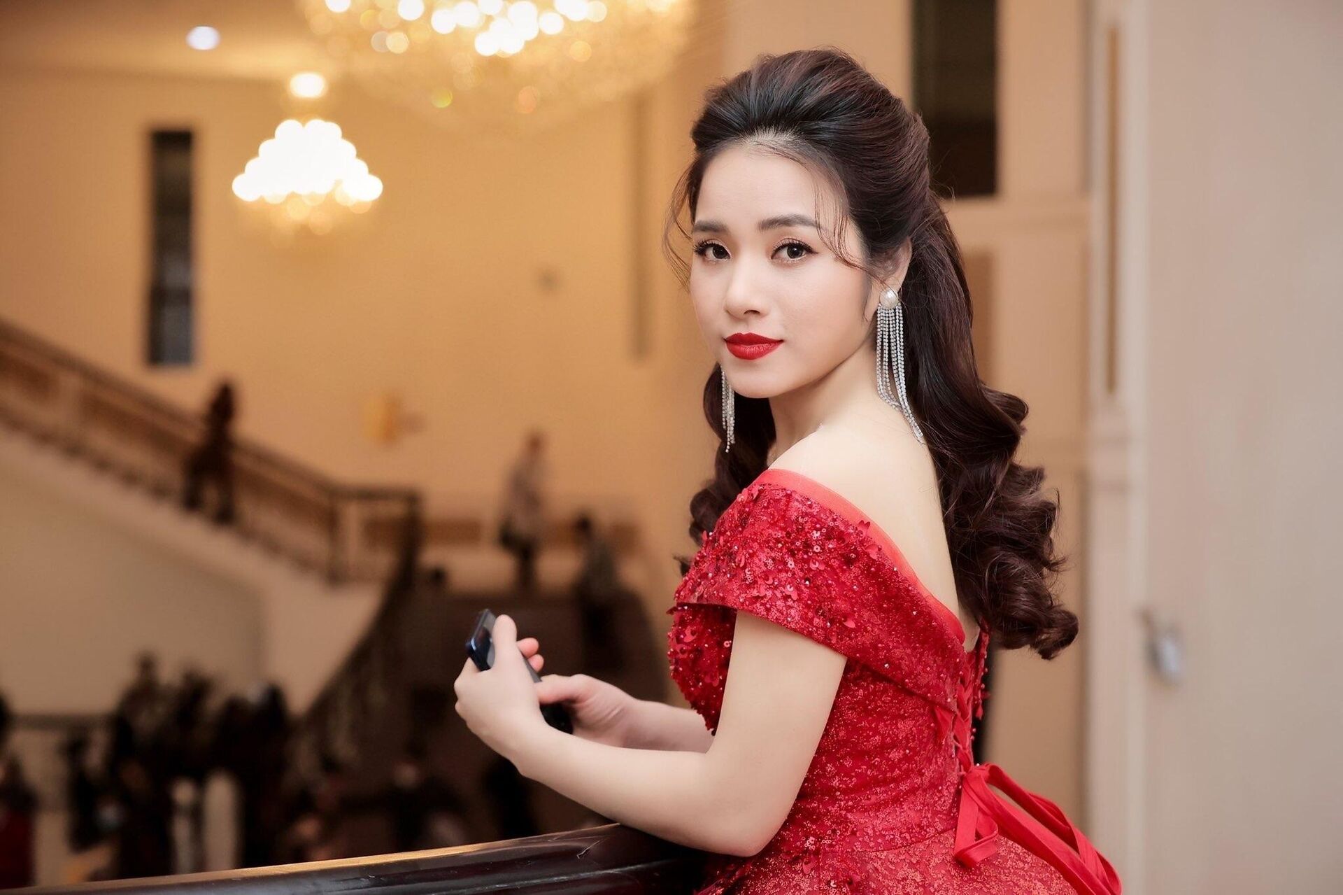 Nghệ sĩ Soprano Bùi Thị Trang, một trong hai người đảm nhận vai chính Công nữ Anio trong vở opera cùng tên - Sputnik Việt Nam, 1920, 13.01.2023