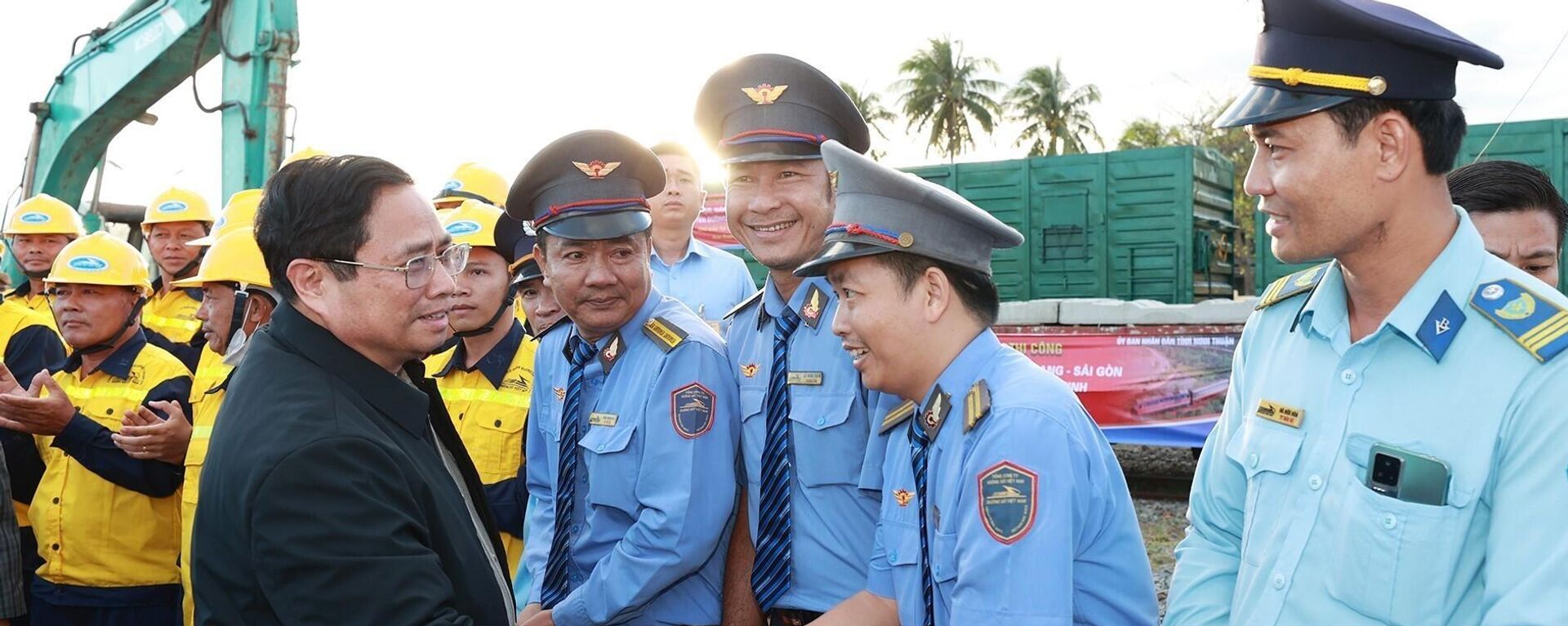 Thủ tướng Phạm Minh Chính dự Lễ ra quân triển khai dự án nâng cấp tuyến đường sắt Nha Trang - Sài Gòn - Sputnik Việt Nam, 1920, 27.01.2023