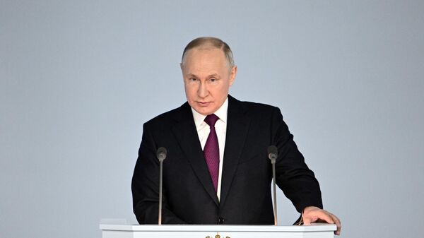 Bài phát biểu của Tổng thống Liên bang Nga Vladimir Putin trước Quốc hội Liên bang - Sputnik Việt Nam