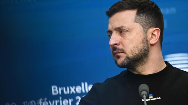 Tổng thống Ukraina Vladimir Zelensky ở Brussels - Sputnik Việt Nam