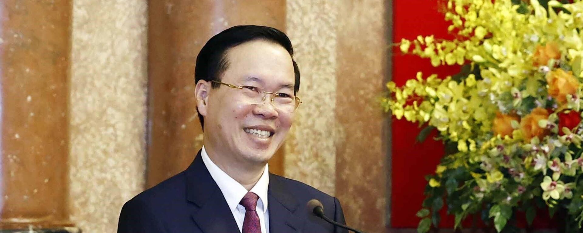 Chiều 2/3/2023, tại Phủ Chủ tịch, Chủ tịch nước Võ Văn Thưởng gặp gỡ lãnh đạo, cán bộ, công chức, viên chức, người lao động Văn phòng Chủ tịch nước - Sputnik Việt Nam, 1920, 03.03.2023