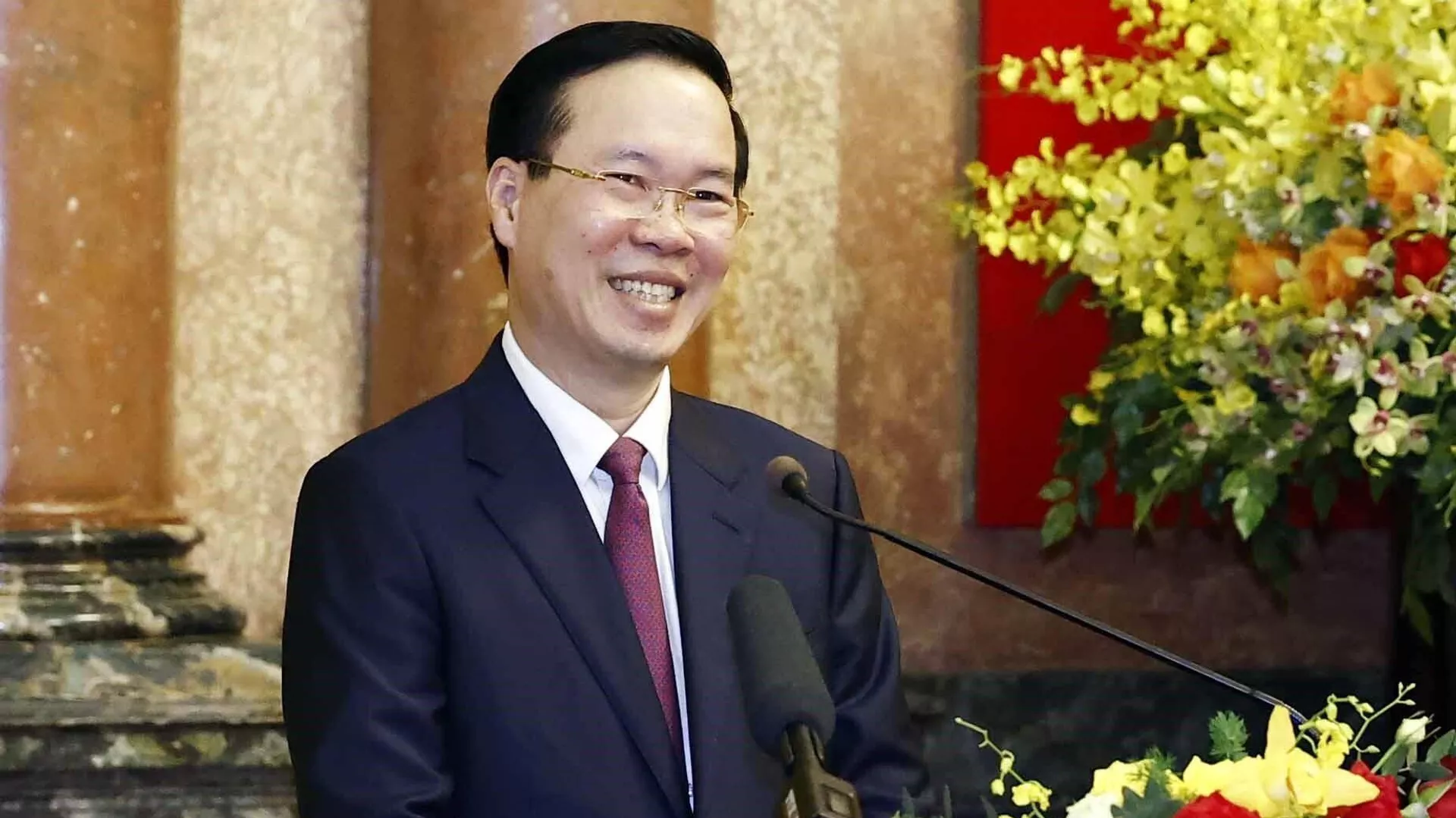 Chiều 2/3/2023, tại Phủ Chủ tịch, Chủ tịch nước Võ Văn Thưởng gặp gỡ lãnh đạo, cán bộ, công chức, viên chức, người lao động Văn phòng Chủ tịch nước